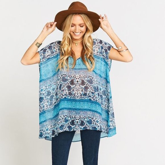 Show Me Your MuMu Tops - Show Me Your Mumu Soaree Tunic ~ Waimea Valley S